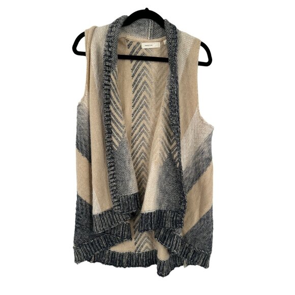Sleeping on Snow‎ open Cardigan Sweater Womens XS Soft Neutrals Anthropologie - Picture 1 of 11